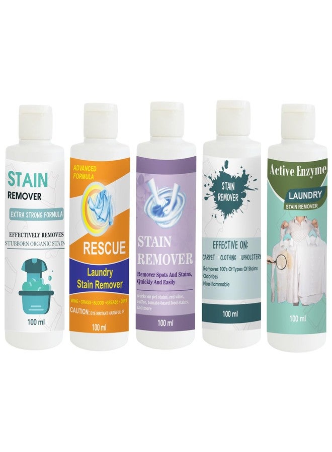 مجموعة مزيلات البقع من توفوس بألوان الدمى، والبرتقالي، والأرجواني، والسماوي، والفستق | محلول تنظيف متعدد الأسطح للملابس والأقمشة والمفروشات (100 غرام لكل عبوة) - Image 1